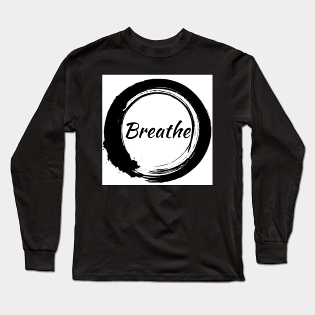 Enso Breathe Long Sleeve T-Shirt by TheMonkeyKingArts